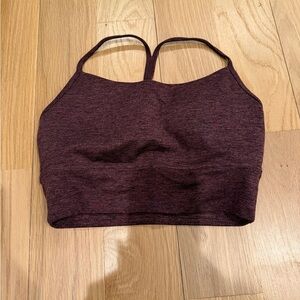 Women's Ptula Burgundy Sports Bra
